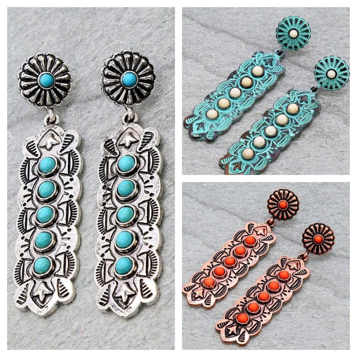 Southwest Earrings Southwest Bedazzle jewelz