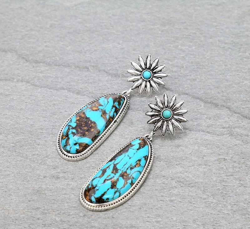 Southwest turquoise earrings Southwest Bedazzle jewelz