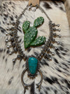 Southwest western LARGE SQUASH necklace Southwest Bedazzle jewelz