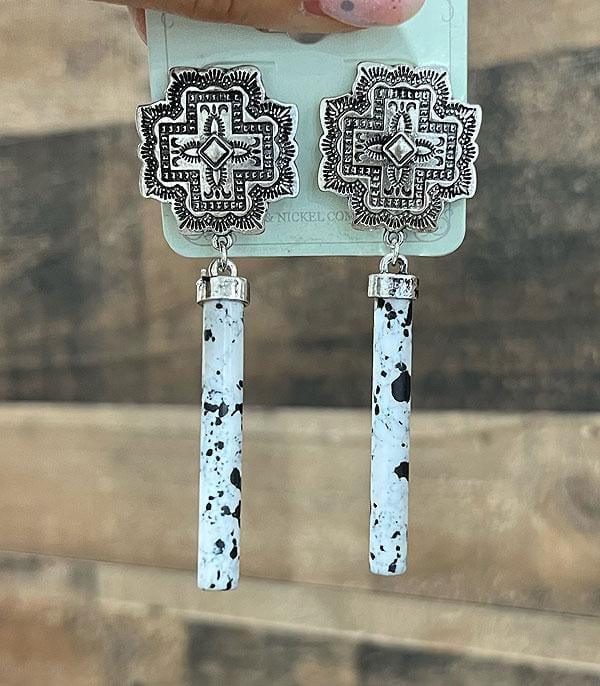 Spirit Falls aztec turquoise Earrings Southwest Bedazzle jewelz