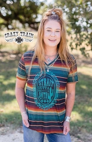 Strait South CACTUS TEE Southwest Bedazzle Bargain bonanza