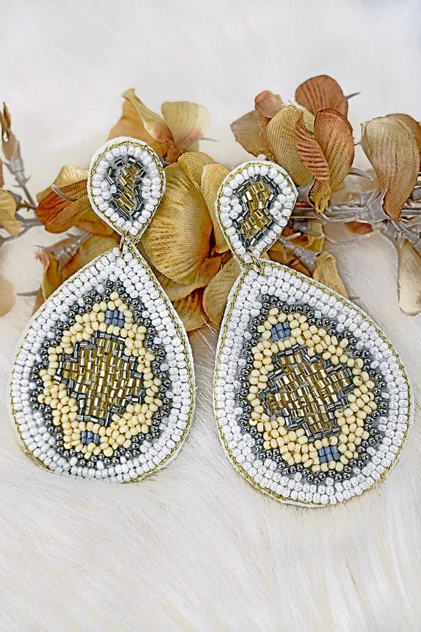 SuMmEr FiEsTa Beaded earrings Southwest Bedazzle jewelz