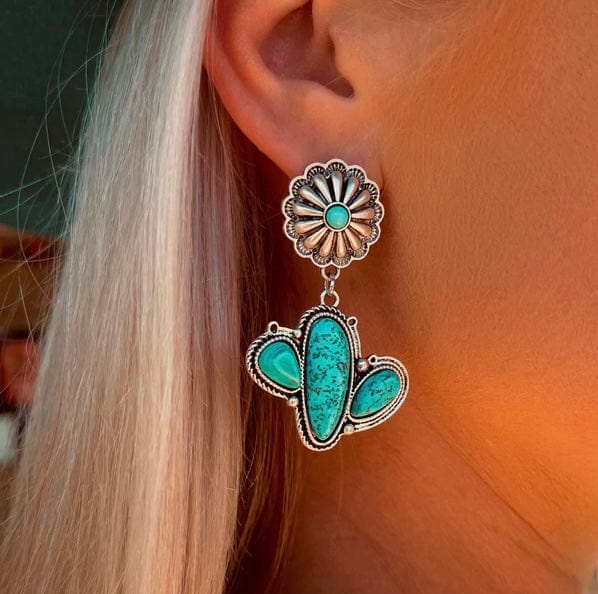 The Talacoma cactus earrings New jewelz