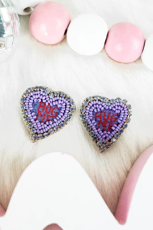 Valentine bedazzled earrings Southwest Bedazzle jewelz