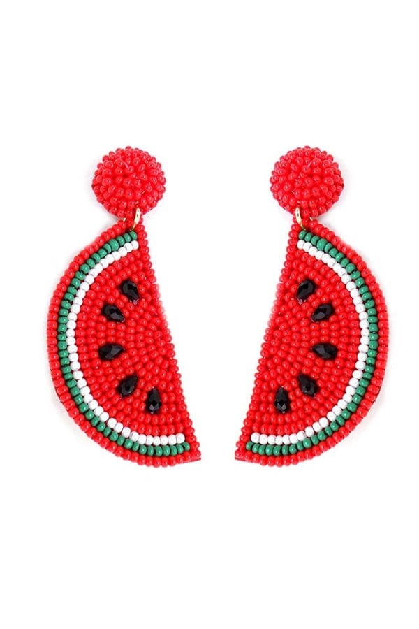 Watermelon slice earrings Southwest Bedazzle jewelz