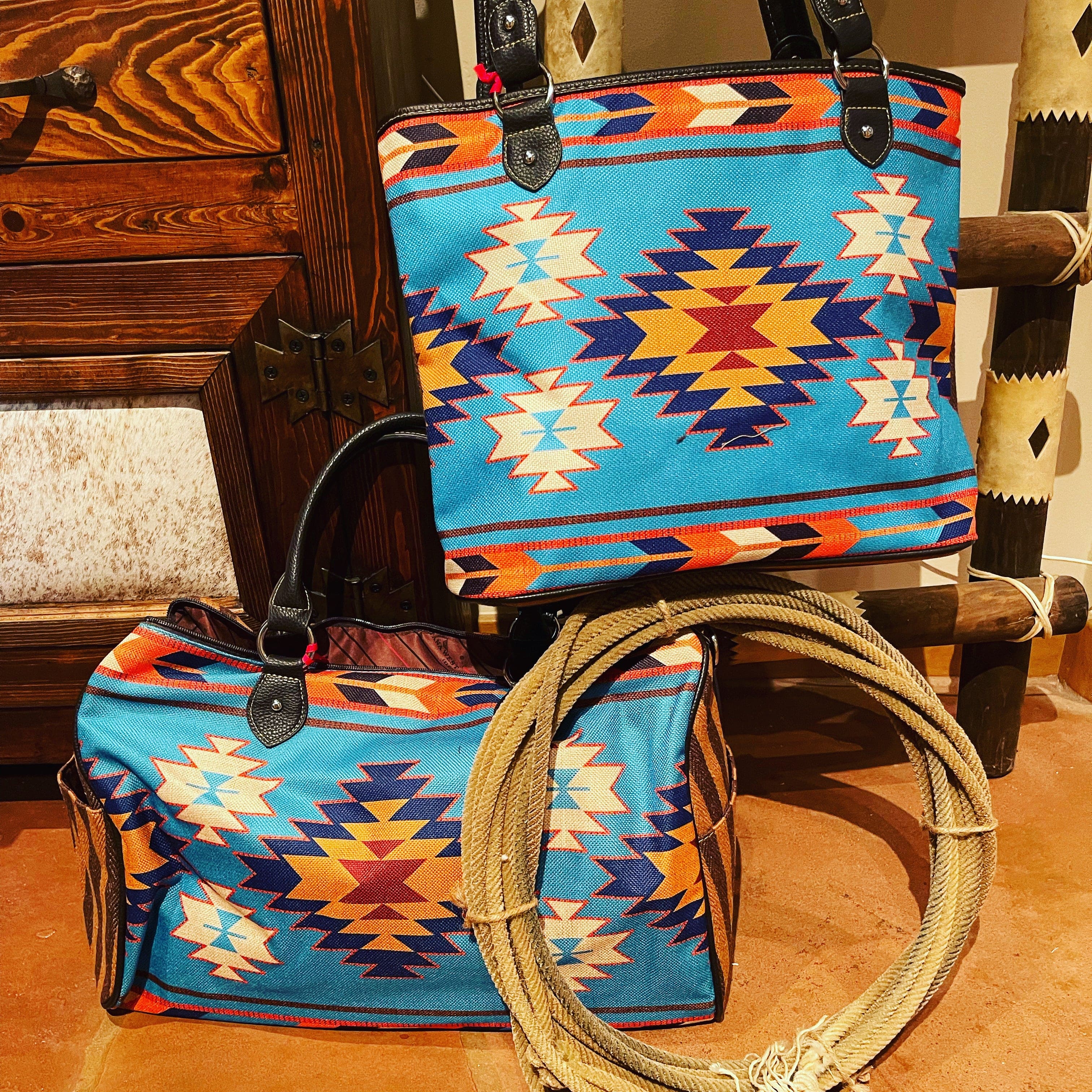 Western tote top