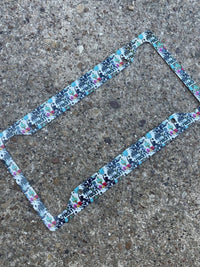 Western License plate cover frame Southwest Bedazzle home decor